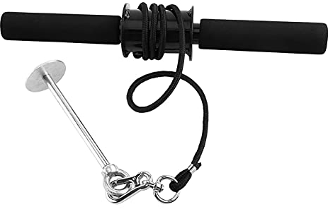 Forearm Wrist Roller Exerciser, Handgelenk-Rolle, Curl-Griff, Fitnessstudio, Unterarm-Stärker, Curler Mit Schaumstoff-Griffen, Für Zuhause Und Büro