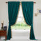 StangH Lot de 2 Rideaux occultants en Velours à Pompons – Rideaux décoratifs à Isolation Thermique pour Salon, Chambre à Coucher, 132,1 x 213,4 cm, Bleu Sarcelle