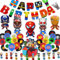 Superhero Balloons Marve‘l Cake topper Party Avenger Party Balloons Decorations Happy Birthday Party for Boys Birthday Party Decoration are Re-usable