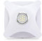 AirTech-UK Ventilation Extractor Fan 4 Inch - 100mm Ceiling Wall Bathroom Inline Duct Exhaust Fan with 3W LED Light