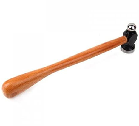 JUSTYINUO Planeando el Martillo de persecución con la Herramienta de joyero de Mango de Madera/orfebre Herramientas manuales