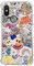 Pvflefkr Smile Face Hülle für iPhone X und iPhone Xs, Hippie Indie Aesthetic Smiling Face Case für iPhone X und iPhone Xs, Coole TPU Bumper Case Cover