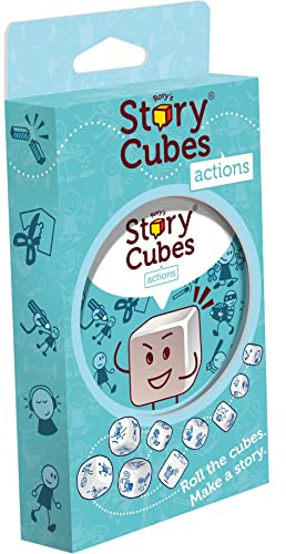Zygomatic Rory's Story Cubes Eco Blister Action, Würfelspiel, ab 6 Jahren, 1–12 Spieler, über 20 Minuten Spieldauer, Mehrfarbig (ASMRSC302)