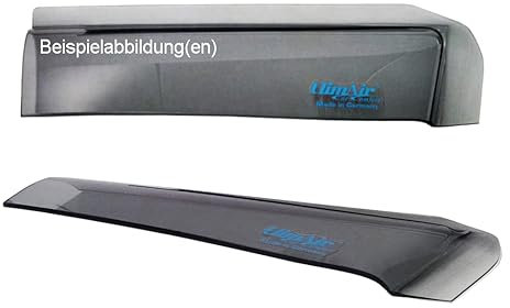 Climair Windabweiser Set vorne & hinten (mit ABE) 04-2539.KS, Farbausführung: rauchgrau - Kompatibel für Mercedes-Benz E-Klasse W210 LIM., nur für Stahlschiebedach, Anzahl Türen: 4, Bj: 1995-2002