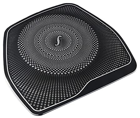 iSpchen Auto Audio Lautsprecher Abdeckung Lautsprechergitter Grill Abdeckung Subwoofer Schutzgitter Armaturenbrett Lautsprecher Dekorative Mesh Abdeckung kompatibel mit W205 C180 C200 2015-2017