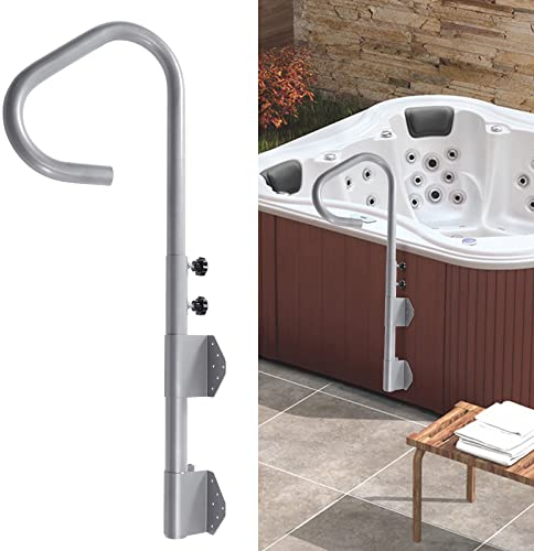 Whirlpools Handlauf Eisen Spa Seitenhandlauf Edelstahl Dreieckiger Handlauf für Pool Outdoor-Badewanne Whirlpool Zubehör Bis 100KG