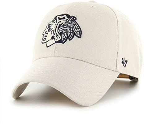 '47 Chicago Blackhawks Bone NHL Most Value P. Snapback Cap - One-Size