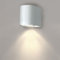 Ledvion - Applique LED Sacramento, GU10 Down, IP54, Blanche & Ronde, Lampe Extérieure, Éclairage Extérieur