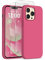COFFKER Designed for iPhone 13 Pro Max Case, Liquid Silicone Case with [2X Screen Protectors], Full Body Shockproof Protective Slim Thin Phone Case for iPhone 13 Pro Max 6.7 inch, Hot Pink