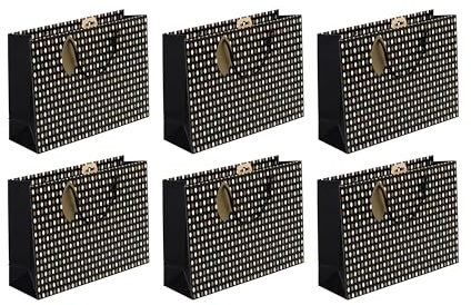 Eurowrap 324906Cpack 6 Geschenktaschen Excellia 37,3x11,8x27,5cm Eleganz