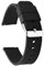 NTEK Silicone Rubber Watch Bands, Quick Release Sport Watch Replacement Straps, Universal Smart Watch Band, Buckle Smart Watch Bands Wrist Straps for Men Women (20 MM, BLACK)