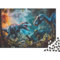Jurassic World 1000 Teile Puzzle Premium Quality Puzzle Familien-Puzzlespiel Dinosaur Familienspaß Impossible Puzzle 1000pcs (75x50cm)