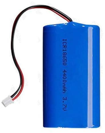 BaYte 18650 Lithium-Ion Battery Pack 3.7V 4400mAh Rechargeable Battery with XH 2P Plug, 1 Pcs