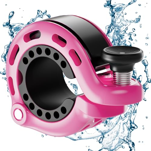 Fahrradklingel, Innovative Aluminiumlegierung 110dB Klingel laut Mini Klingel Fahrrad, 2024 Neue Aufrüstung Fahrradhupe Fahrradglocke für Bike MTB Mountainbike, 22-31.8mm