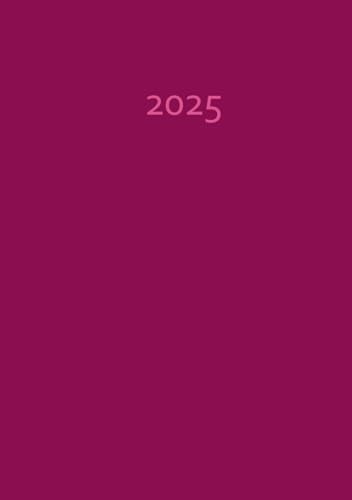 2025: HIMBEERE - Wochenplaner DIN A5 (1 Woche pro Doppelseite)