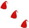 LIFKOME 3St Strickmütze kinder wintermütze weihnachtsmütze für kinder Niedliche Kindermütze Kinder Pudelmütze Weihnachtsmützen für Kleinkinder lustige Weihnachtsmütze Haarballenmütze rot