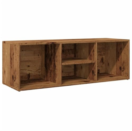 vidaXL Schuhbank Altholz-Optik 105x35x35 cm Holzwerkstoff, Aufbewahrungsbank, Schuhschrank, Schuhständer, Schuhregal, Schuhablage, Sitzbank