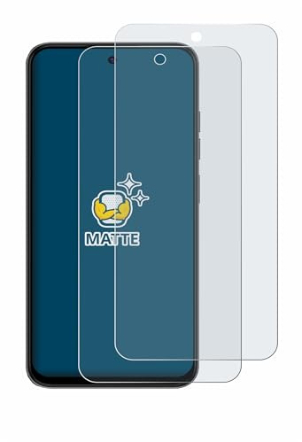 BROTECT Entspiegelungs-Schutzfolie für Tecno Pop 9 (2 Stück) Matte Displayschutz-Folie, Anti-Reflex, Anti-Fingerprint