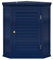 Elegant Home Fashions Glancy Eck Wandschrank abnehmbar Navy Lamellentür