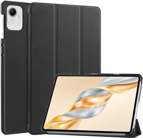 EasyAcc Custodia Cover Compatibile con Honor Pad X9A / X9 Pro / X9 / X8 Pro 11.5 pollici, Ultra Sottile con Cover Leggero Supporto in Pelle PU Case, Nero