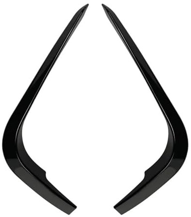 Frontstoßstange Spoiler Für 3 E90 E91 320i 330i 316i 318i 335i Pre-LCI Frontschürze Lippe Canard Splitter Diffusor Nebelscheinwerfer Frontspoiler(Gloss Black)