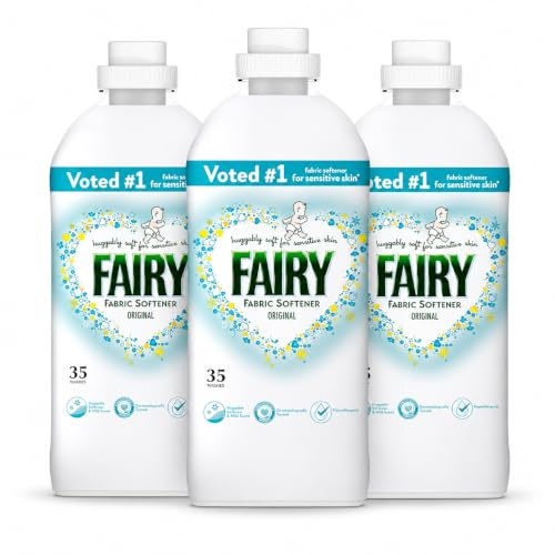 3 x 35W Fairy Fabric Conditioner Original For Sensitive Skin (Total 105W)