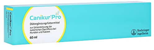 Canikur®Pro – zur Unterstützung der natürlichen Darmflora – Diät-Ergänzungsfuttermittel für Hunde und Katzen 60ml