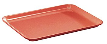 WACA 1308 Auslageplatte Präsentationsplatte 270 x 210 x 17 mm, Farbe:rot