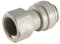 John Guest Adaptateur tube de 0,95 cm de diamètre extérieur et raccord BSP femelle de 0,95 cm Filetage BSPP, extrémité plate Installation par poussée