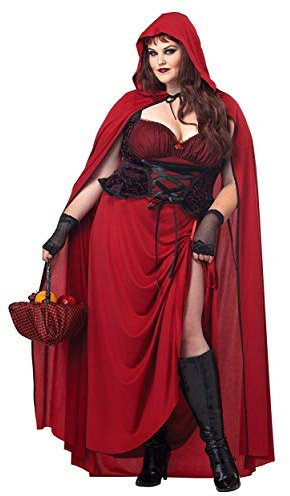 Déguisement Petit chaperon rouge gothique grande taille femme Jadeo