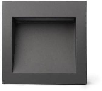 Faro Barcelona Sedna 70148 – Dock (Bulb Included) LED, 3 W, Aluminium Body, Glass Diffuser, Grey