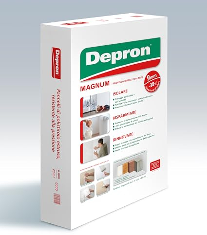 Depron Lot de 20 panneaux isolants, 80 x 125 cm, épaisseur 9 mm-