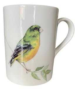 Tasse mit Vögeln – Grünfinke