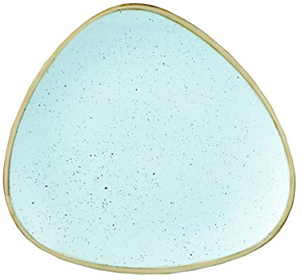 Churchill Stonecast -Triangle Plate Teller- Durchmesser: Ø26,5cm, Farbe wählbar (Duck Egg Blue)