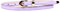 Xiang Ru Femme Fine Ceinture à la Mode Couleur Uni Ajustable PU Cuir Lilas