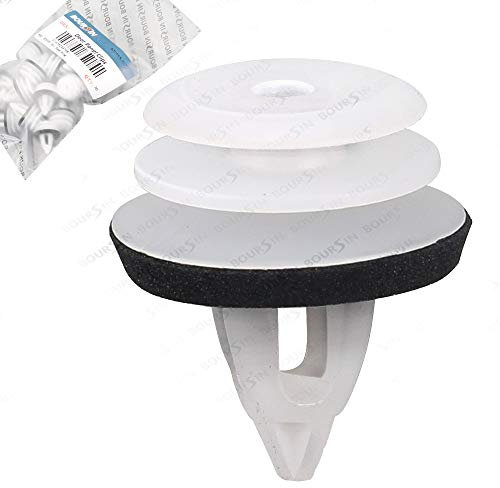 30Pcs Interior Door Trim Panel Retainer Clips for BMW E46 E90 E91 E92 E93 E60 E61 E53 E83 E71 E72 E85 3, 5 Series M3 M5 X3 X5 X6 Z4 Mini Cooper R50 R52 R53 R55 R56 51418224768 51410407984 W/Seal Ring