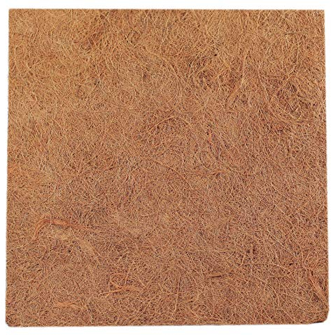 TropicShop Rückwand aus Natur Kokos/Kokosfaserrückwand für Terrarien | Kokos Matte (ca. 40x40cm)
