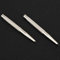 2Pcs Knurled Center Punch Kit High Carbon Steel Silver Positioning Center Punch For Fitters Mold Production Steel Plate Marking Machining and Maintenance