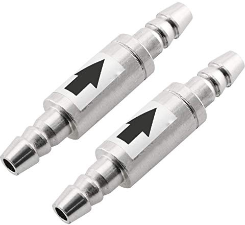 Cystarry 2Pcs Stainless Steel One Way Check Valve