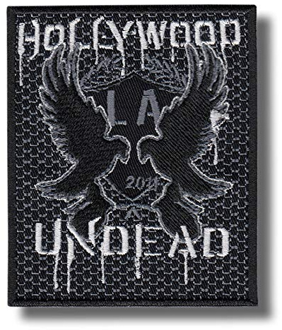 Aufnäher, Motiv: Hollywood Untot, bestickt, zum Aufbügeln