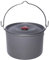 doorslay 4.2L Camping Hanging Pot Alumina Oxide Cooking Pot for Outdoor Backpacking Fishing Hiking