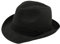 Sombrero Paja Hombre Mujer Fedora Borsalino Trilby Gorra Panamá Verano Playa ala Corta Moda Unisex (lu-128-negro, 57cm)
