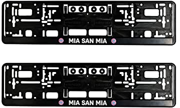 FC Bayern München Kennzeichenverstärker I Kennzeichenhalter I KFZ I 3D 2er-Set