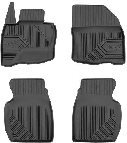 MOTOS Gummimatten Auto Fussmatte passend für Honda Civic VIII 2006-2011 Hatchback, 3-türig Verbessern Sie Ihren Reisekomfort mit Antirutschmatte Auto No.77- Allwetter fußmatten Auto, Schutz vor Versch