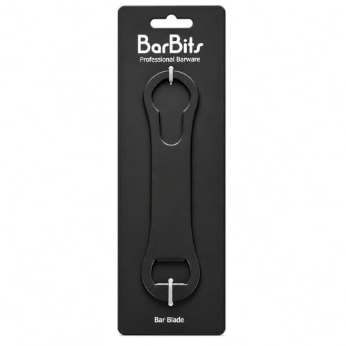 BarBits Bartender Bar Blade & Pourer Remover - Black - Heavy Duty Bar Blade, Professional Flair Cocktail Tool