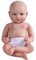Farious 42cm Reborn Baby Realistische Vollsilikon-Babypuppe, Platin-Flüssigsilikon Lebensechte Wiedergeborene Babypuppen, Spielzeug und Sammlerstück. Mädchen mit Glatze 033