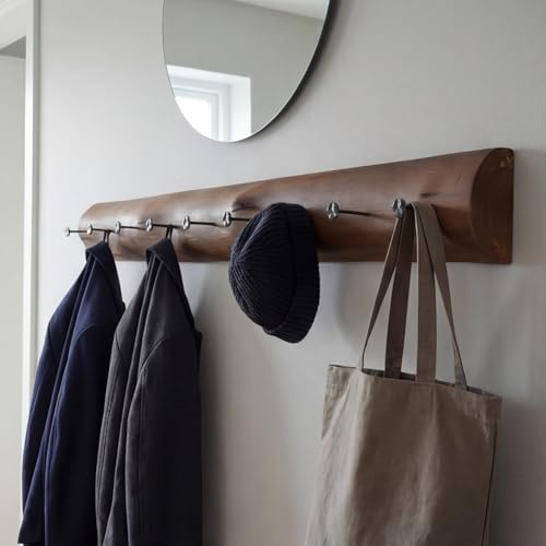 Licht-Erlebnisse Garderobenhaken Holz 100 cm lang Handarbeit Unikat Treibholz Wandgarderobe Wandhaken Flur