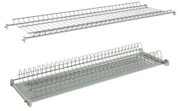 Escurreplatos empotrable para armarios altos de 80 cm con bandeja incluida