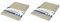 Kangaro Notizbuch kraft A4 96 Blatt, 70 gram, liniert K-5523 (Packung mit 2)