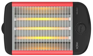 TOSTADOR PLANO SOLAC TC5309 700W 3 BARRAS CUARZO ROJO